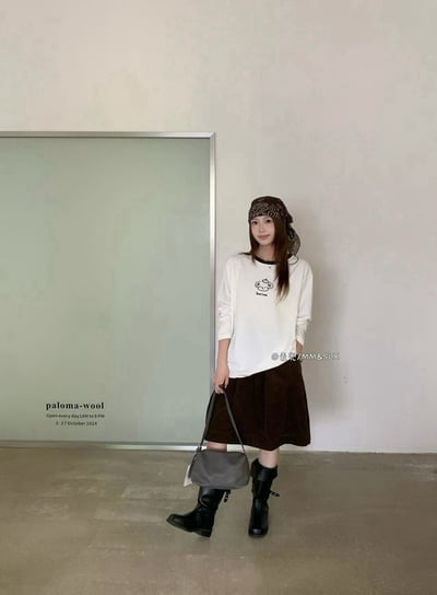So Cute狗狗磨毛tee上衣7