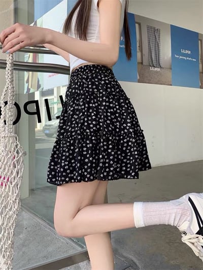 碎花溫柔蛋糕裙短裙6