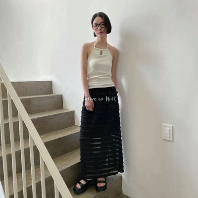 浪漫流蘇垂墜感長裙2