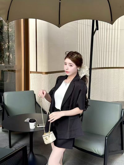 西裝外套短褲套裝4