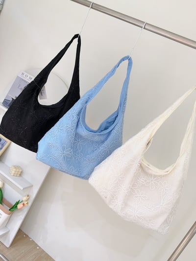 大花刺繡肩背包10