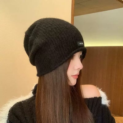 堆堆帽顯臉小保暖針織毛帽6
