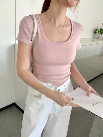 爆款 ! 方領可拆手掌胸墊Bra Top上衣7