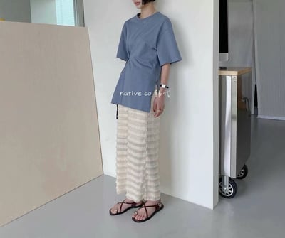 浪漫流蘇垂墜感長裙4