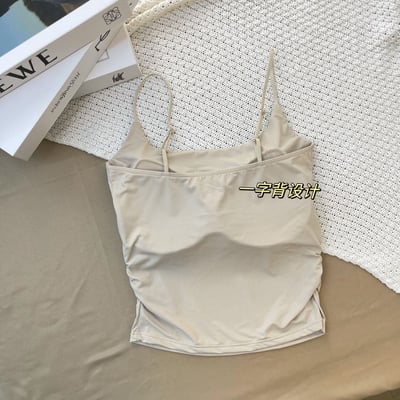 『買一送一』冰絲涼感可調肩帶胸墊背心12