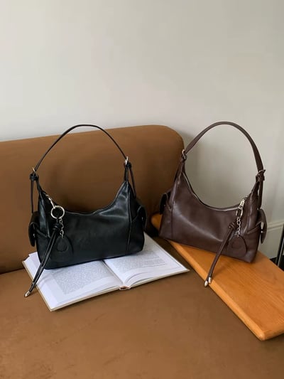 皮革肩背斜背包(長短雙肩帶)3