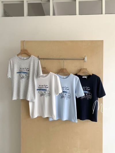 夏日衝浪狗狗tee上衣8