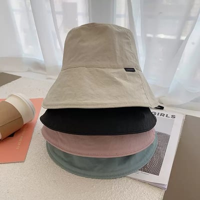 雙色防曬可拆繩漁夫帽2