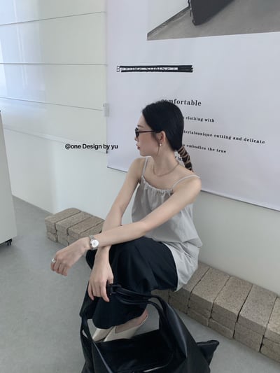 工裝口袋吊帶短洋裝(單穿/疊穿)8