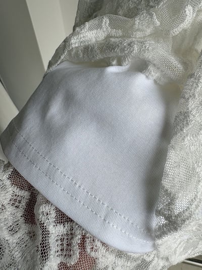 短袖T恤＋V領立體刺繡背心套裝16