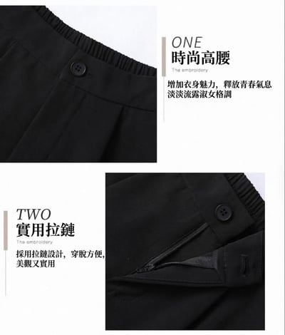 後腰鬆緊西裝短褲6