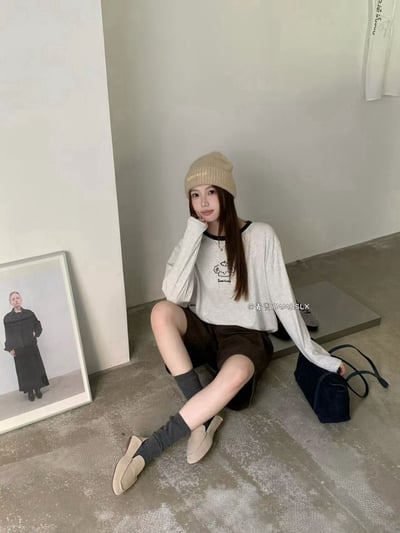 So Cute狗狗磨毛tee上衣5