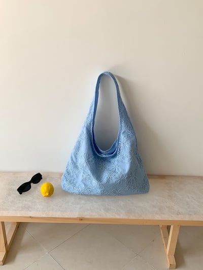 大花刺繡肩背包16