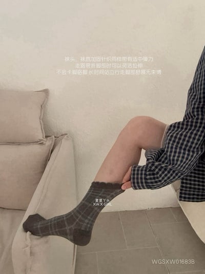 美拉德色系堆堆襪子(一組5雙)8