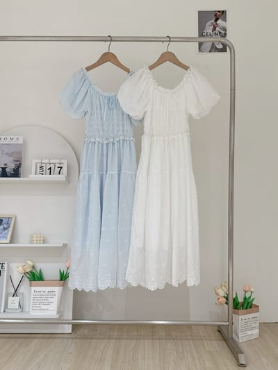 小公主刺繡小花洋裝6