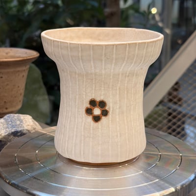 巧陶 chiao pottery 藍花1