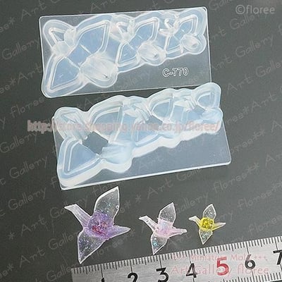 floree 3D迷你紙鶴模具4