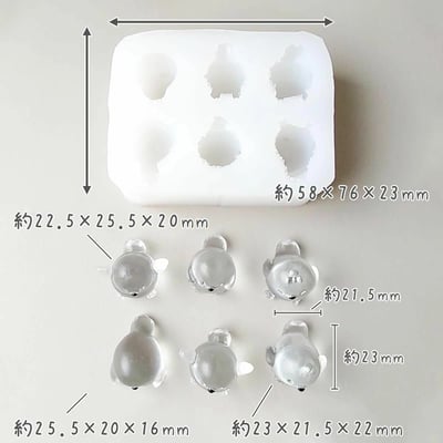 GreenOcean立體長尾山雀模具5