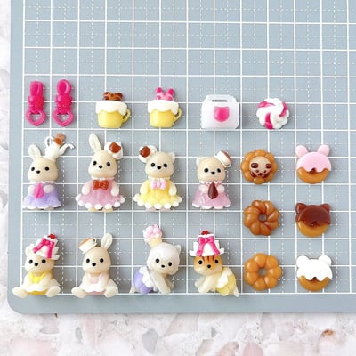 Croccha8種兔子迷你精緻可愛服裝模具5