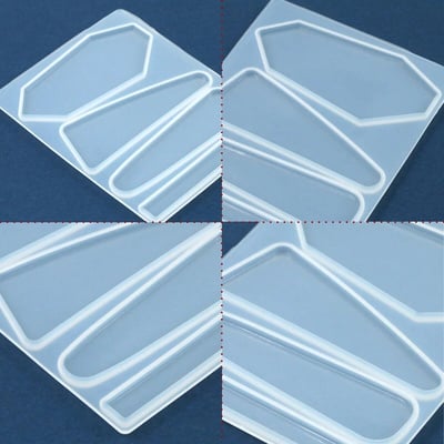 GreenOcean 4款簡約髮夾模具2