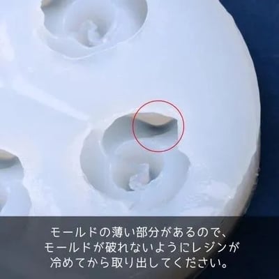 (25915-G)GreenOcean 4連花朵B模具7