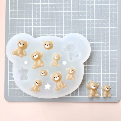 Croccha迷你小熊模具2