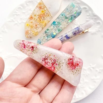 GreenOcean 4款簡約髮夾模具3