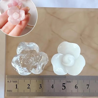 (25915-G)GreenOcean 4連花朵B模具5