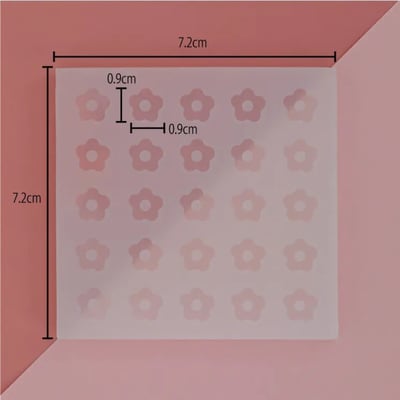 Croccha 25連挖空小花模具3