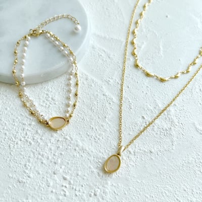 (NH-50520-WHG5)partsclub 珍珠鏈1