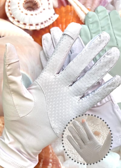 冰絲觸屏防曬手套4