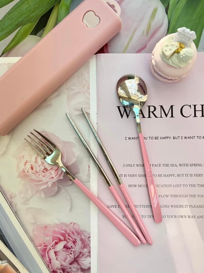 不鏽鋼攜帶型餐具套組3