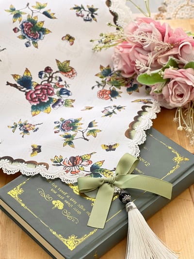 維多利亞蝶語花卉餐墊/桌旗4