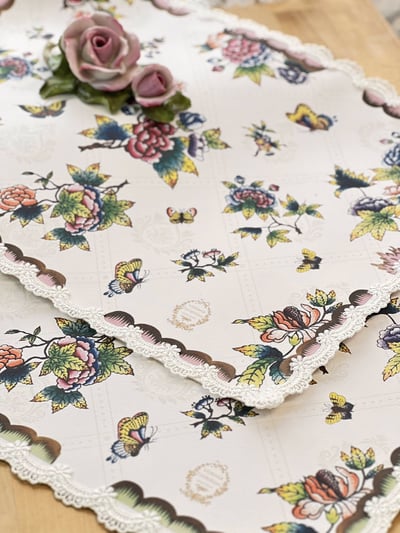 維多利亞蝶語花卉餐墊7
