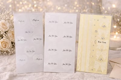 浪漫蕾絲禮物貼紙(三入組)5