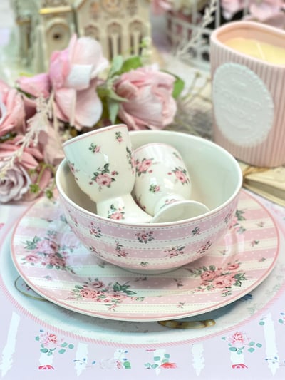 Isabelle Rose玫瑰韻致系列-瓷碗/蛋架4