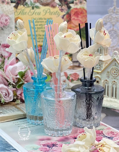 復古浮雕擴香花瓶組1