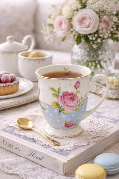 法式薔薇馬克杯3