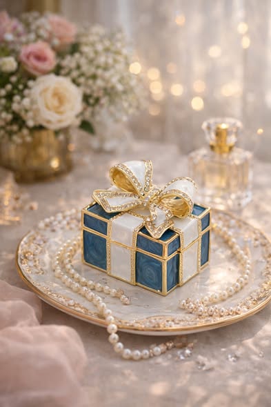 法式浪漫蝴蝶結首飾盒1