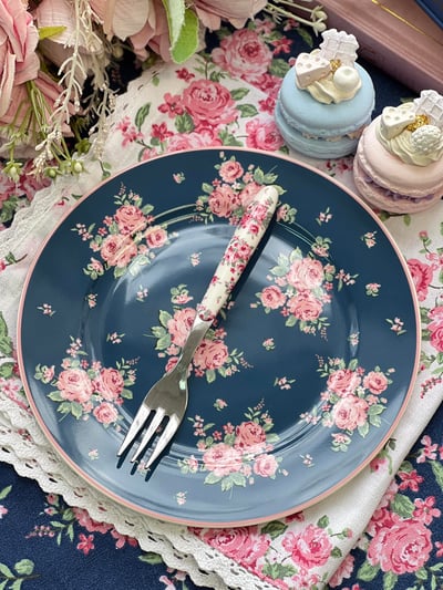 Isabelle Rose玫瑰韻致餐具系列-小茶匙/蛋糕叉2