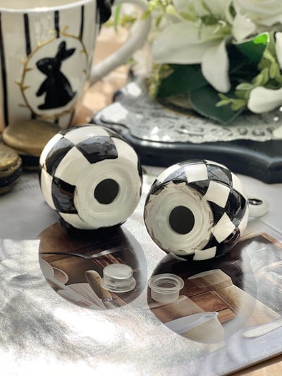 棋盤格兔椒鹽罐組4