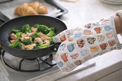 耐高溫隔熱手套+隔熱墊2