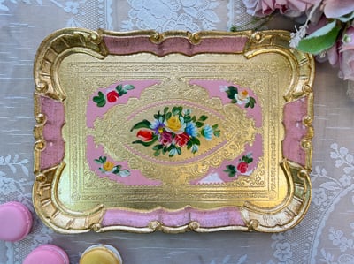 義大利佛羅倫斯手工長方小托盤2