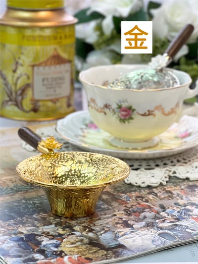 日式雕花濾茶器2