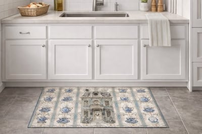 18世紀貴族花園超吸水軟墊/地墊 (短款)2