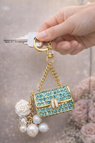 璀璨小香風鑰匙圈3