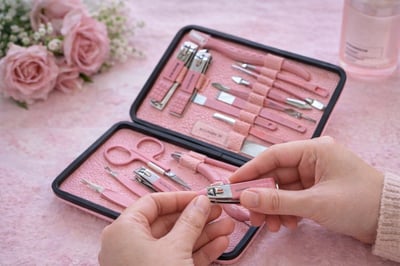 不銹鋼美容美甲18件套組2