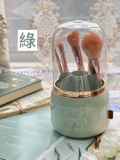 輕奢旋轉化妝刷收納桶4