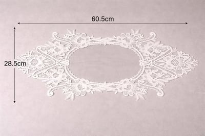 鏤空花卉蕾絲墊/桌旗4
