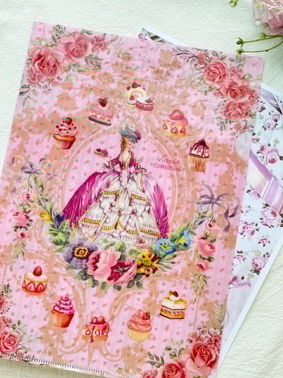 獨家維多利亞L型資料夾(3入一組3